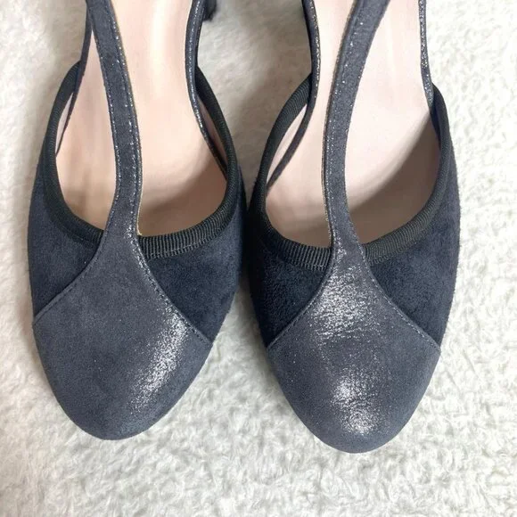 Rare Repetto Baya T-Strap Pumps Gray Glitter Party Wedding Classic Chic Shoes - Picture 3 of 11